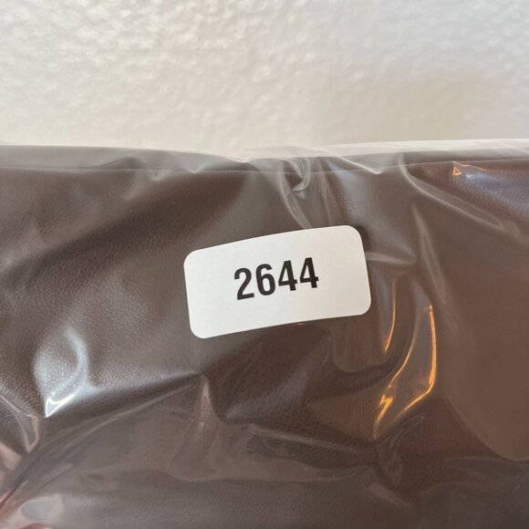 DKNY Jeans Brown Faux Leather Elastic Waist Pull On Pants Size M - Picture 12 of 12